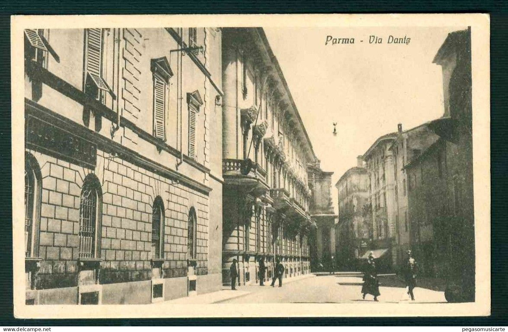 BF087 PARMA - VIA DANTE - ANIMATA 1920 CIRCA - Parma