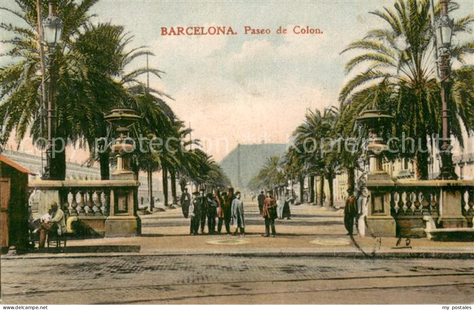 73785796 Barcelona Cataluna Paseo De Colon Barcelona Cataluna - Andere & Zonder Classificatie