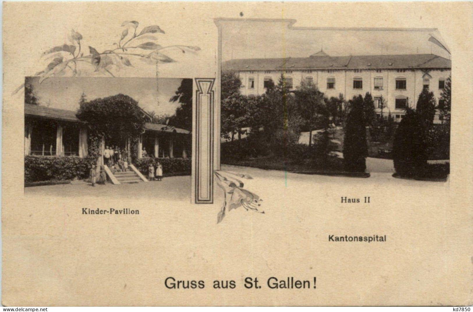 Gruss Aus St. Gallen - Kantons Spital - Sankt Gallen