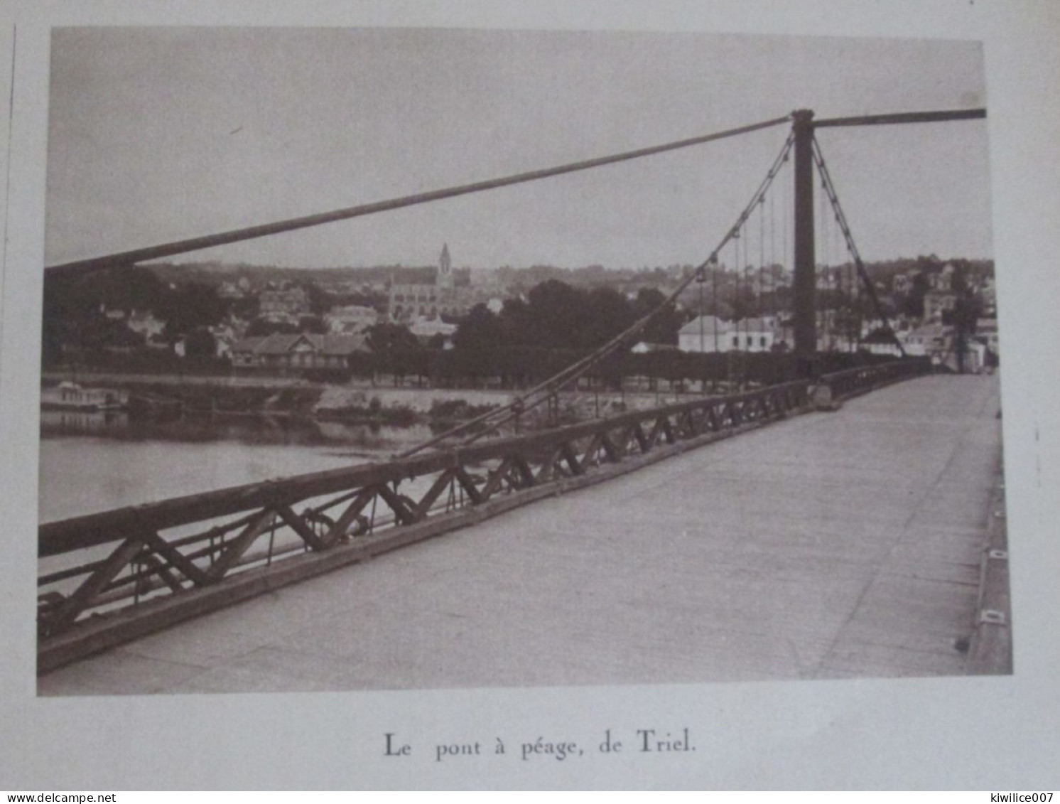 1924 Pont De TRIEL  Pres De Pontoise - Unclassified