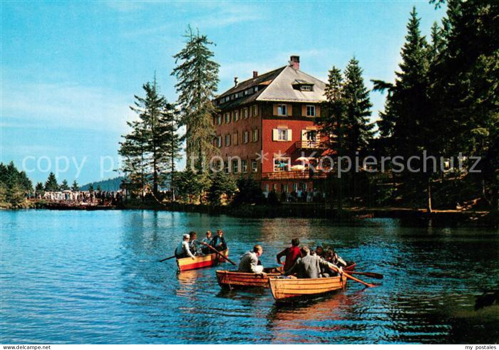 73785786 Mummelsee Berghotel Mummelsee Bootspartie Mummelsee - Autres & Non Classés