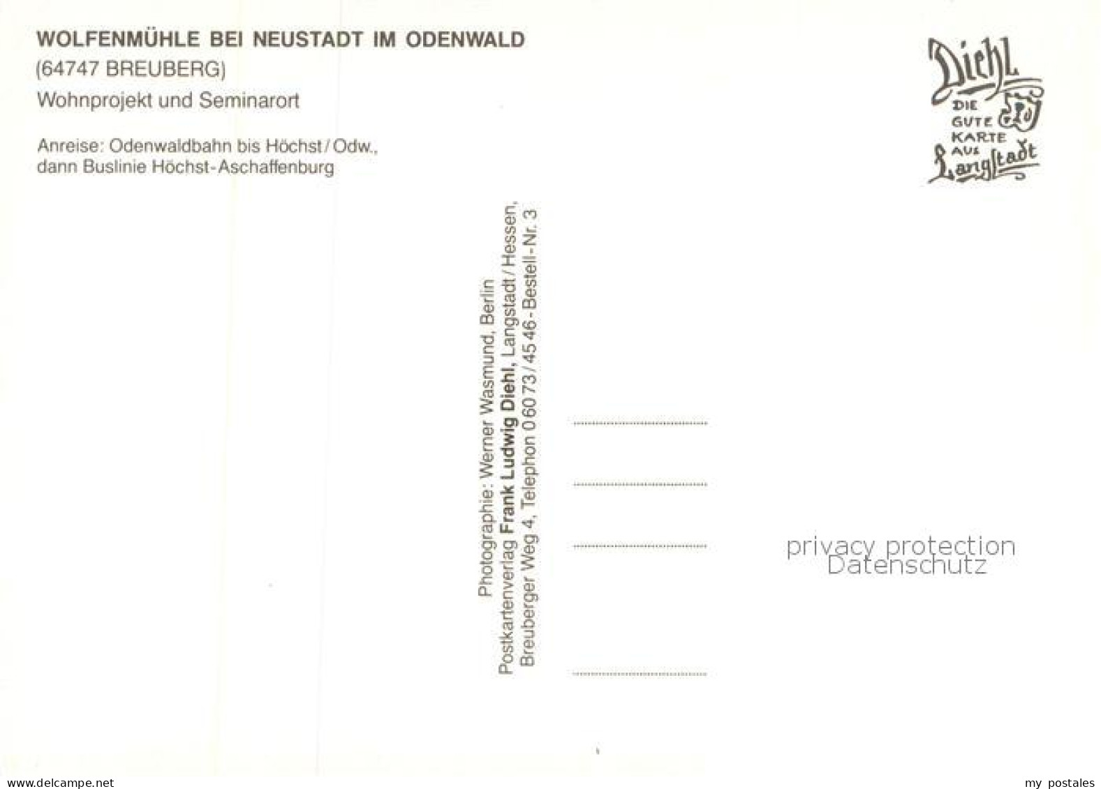 73785780 Neustadt Odenwald Wolfenmuehle Wohnprojekt Und Seminarort  Neustadt Ode - Other & Unclassified