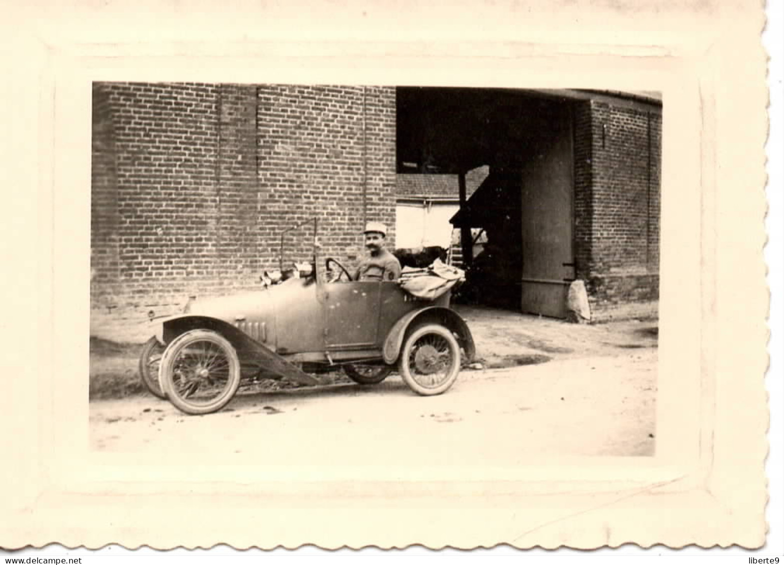 Automobile BB Peugeot Bébé 1916 Type BT1 Pte  Photo 40 X 62mmsans Marge - Automobile