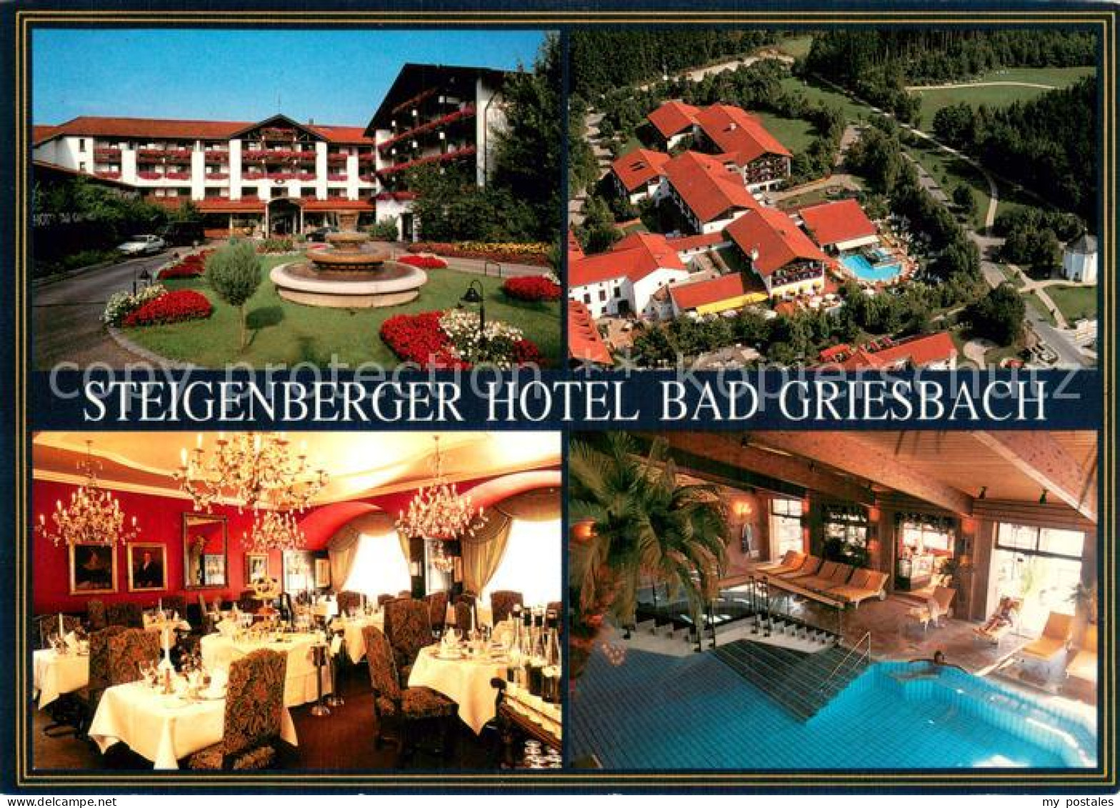 73785776 Bad Griesbach Rottal Steigenberger Hotel Fliegeraufnahme Gastraum Halle - Other & Unclassified