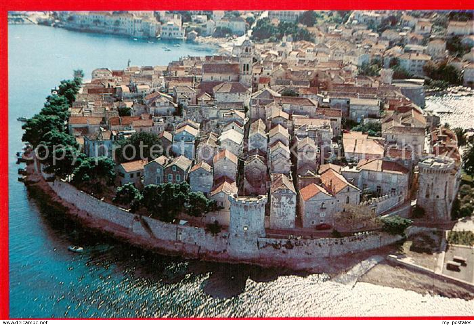 73785773 Korcula Croatia Fliegeraufnahme  - Croatia