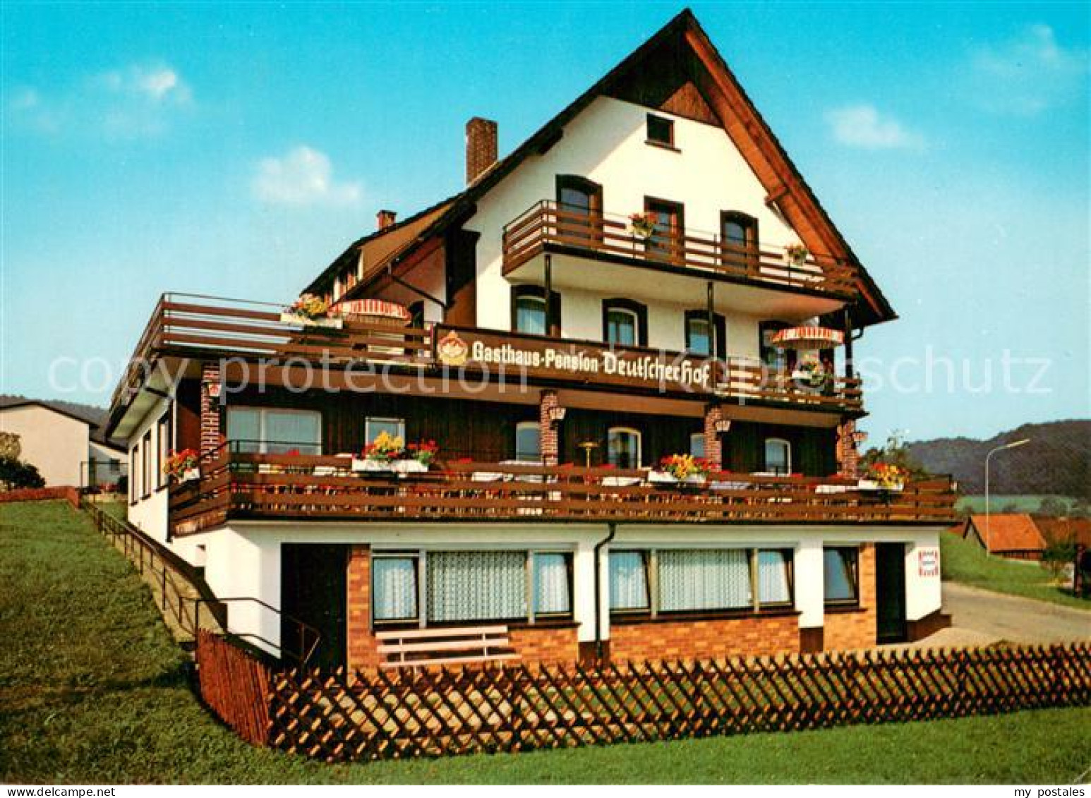 73785770 Biederbach Schwarzwald Gasthaus Pension Deutscher Hof Biederbach Schwar - Autres & Non Classés