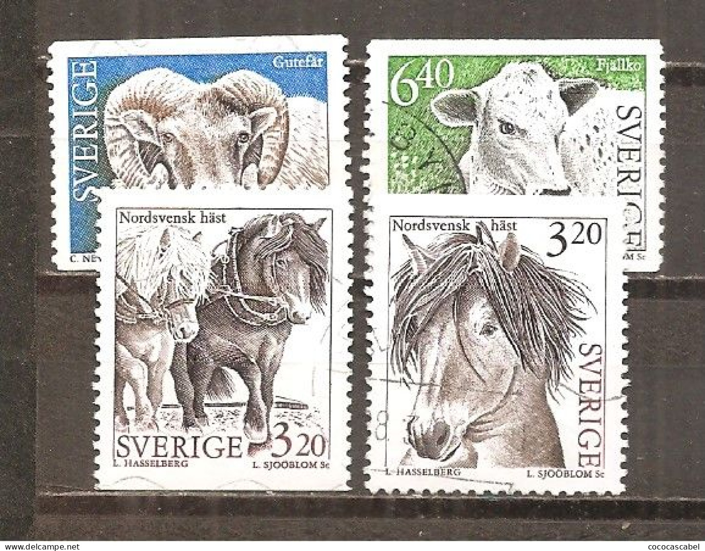 Suecia-Sweden Nº Yvert  1786-89 (usado) (o) - Used Stamps