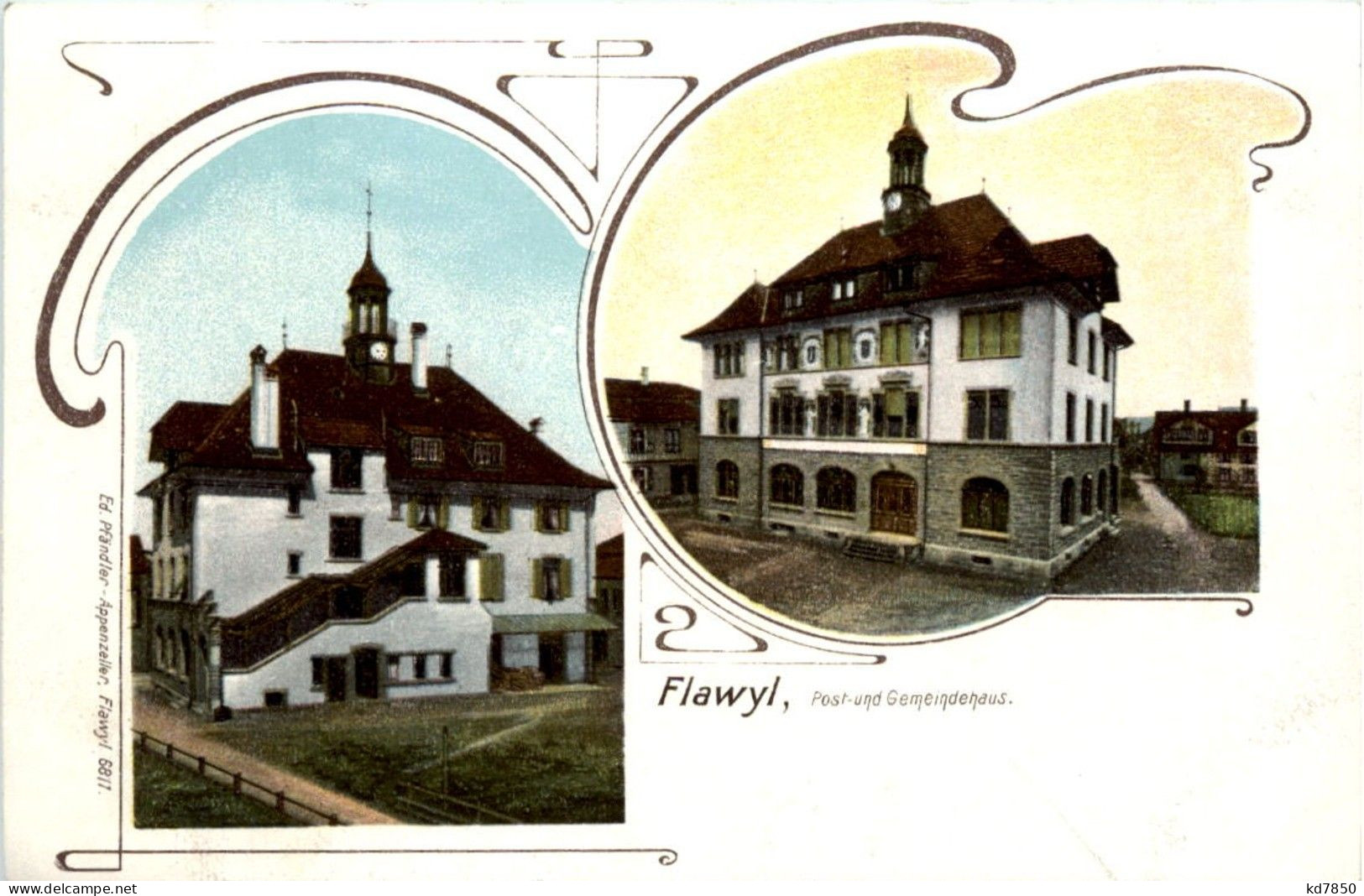 Flawil - Post Und Gemeindehaus - Flawil