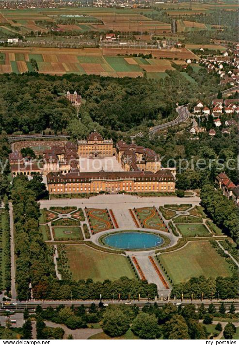 73785755 Ludwigsburg  Wuerttemberg Schloss Mit Parkanlage Fliegeraufnahme  - Ludwigsburg