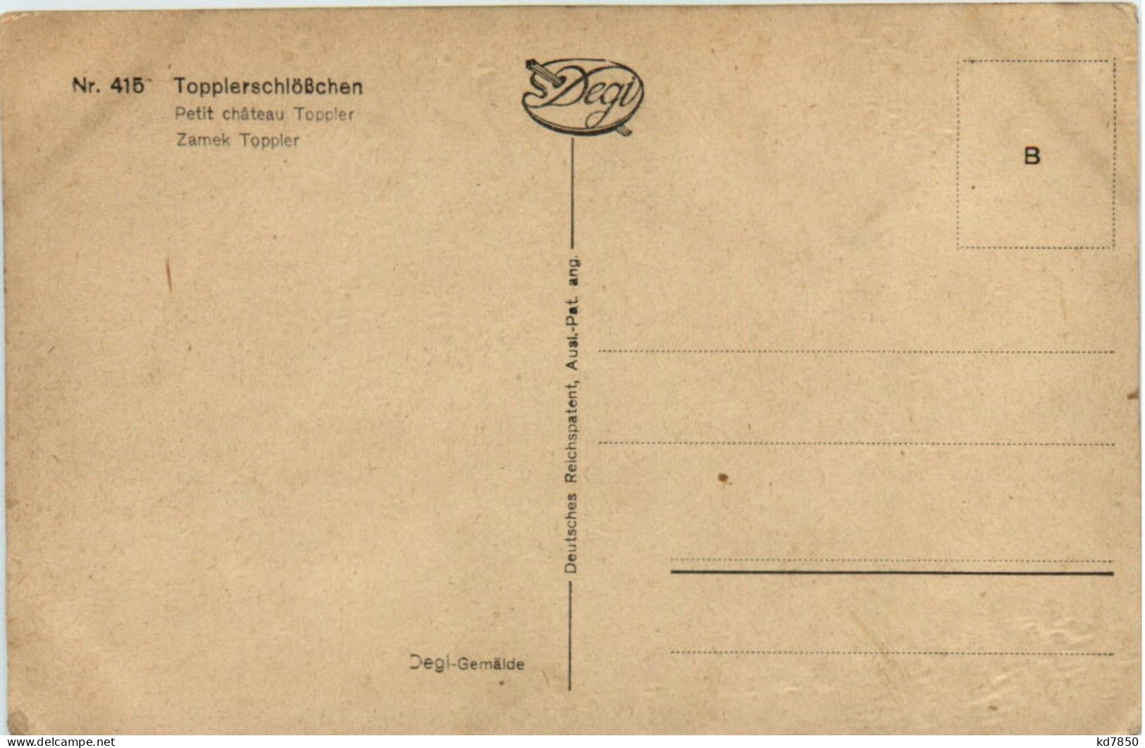 Zamek Toppler - Topplerschlöschen - DEGI - Andere & Zonder Classificatie