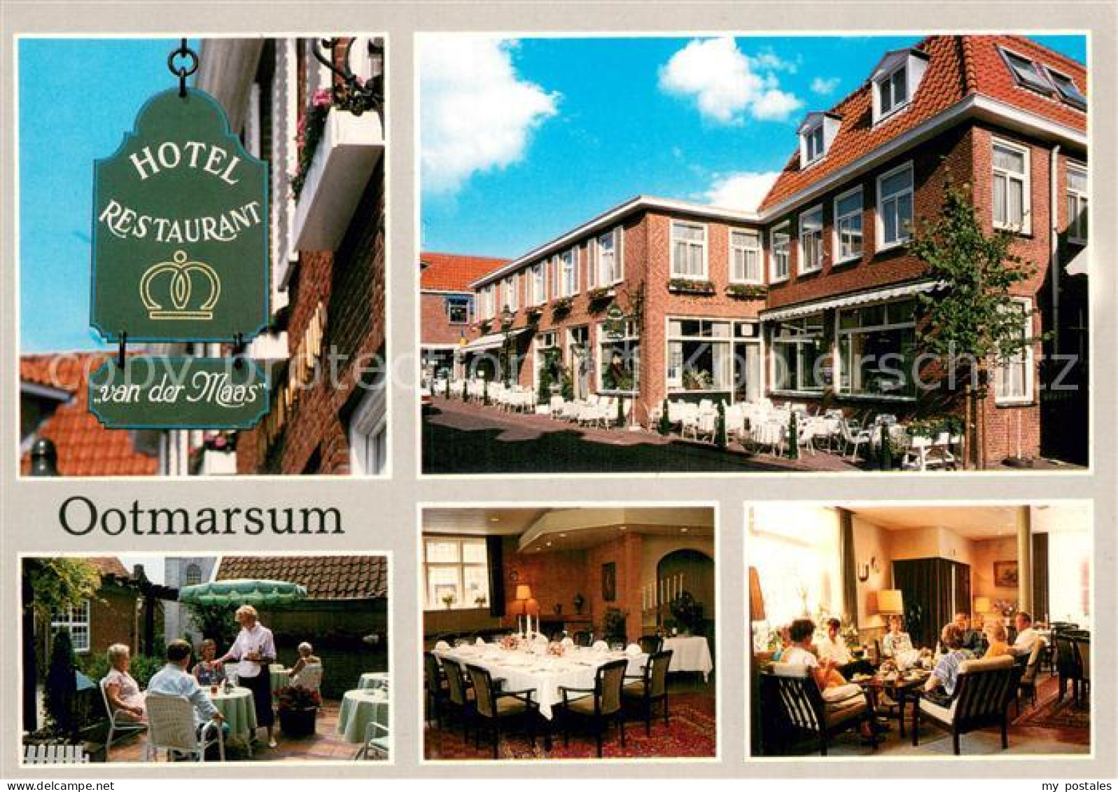 73785747 Ootmarsum NL Hotel Restaurant Van Der Maas Gastraeume Terrasse  - Altri & Non Classificati