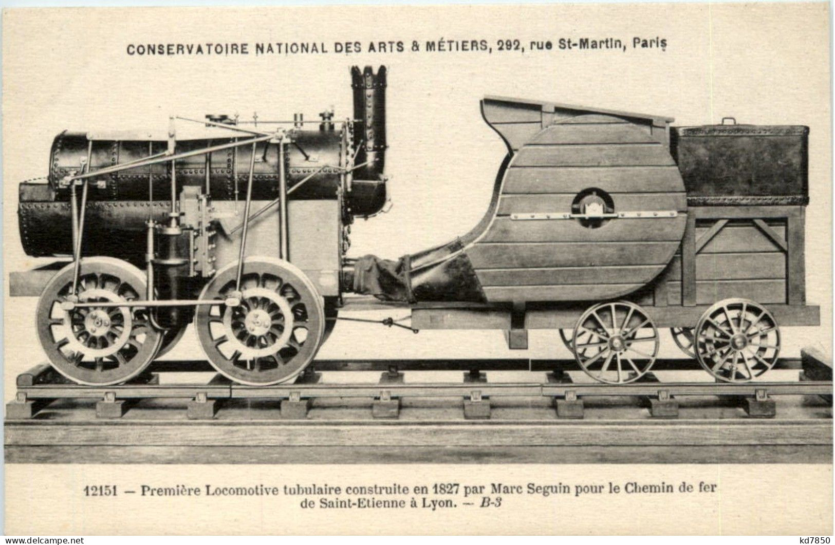 Paris - Conservatoire National Des Arts Et Metiers - Train - Musées