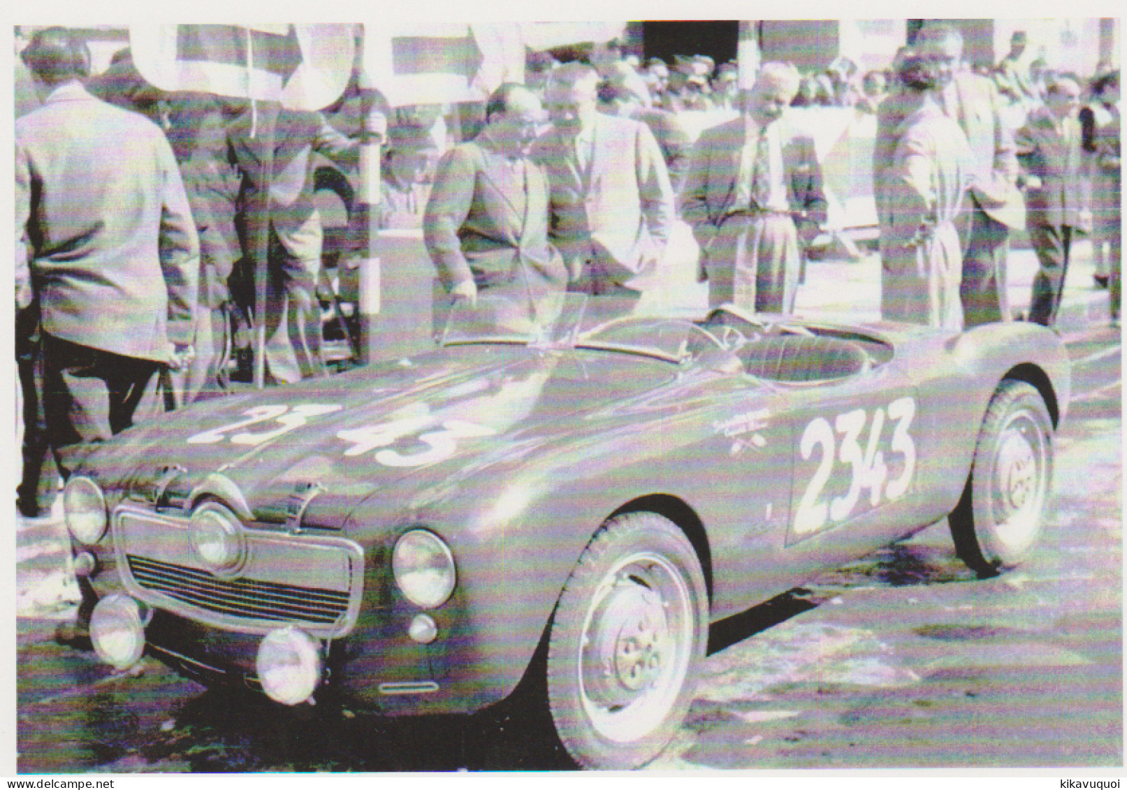 PANHARD DYNA ALLEMANO - RALLYE MILLE MIGLIA 1952 - CARTE POSTALE 10X15 CM NEUF - Motorräder