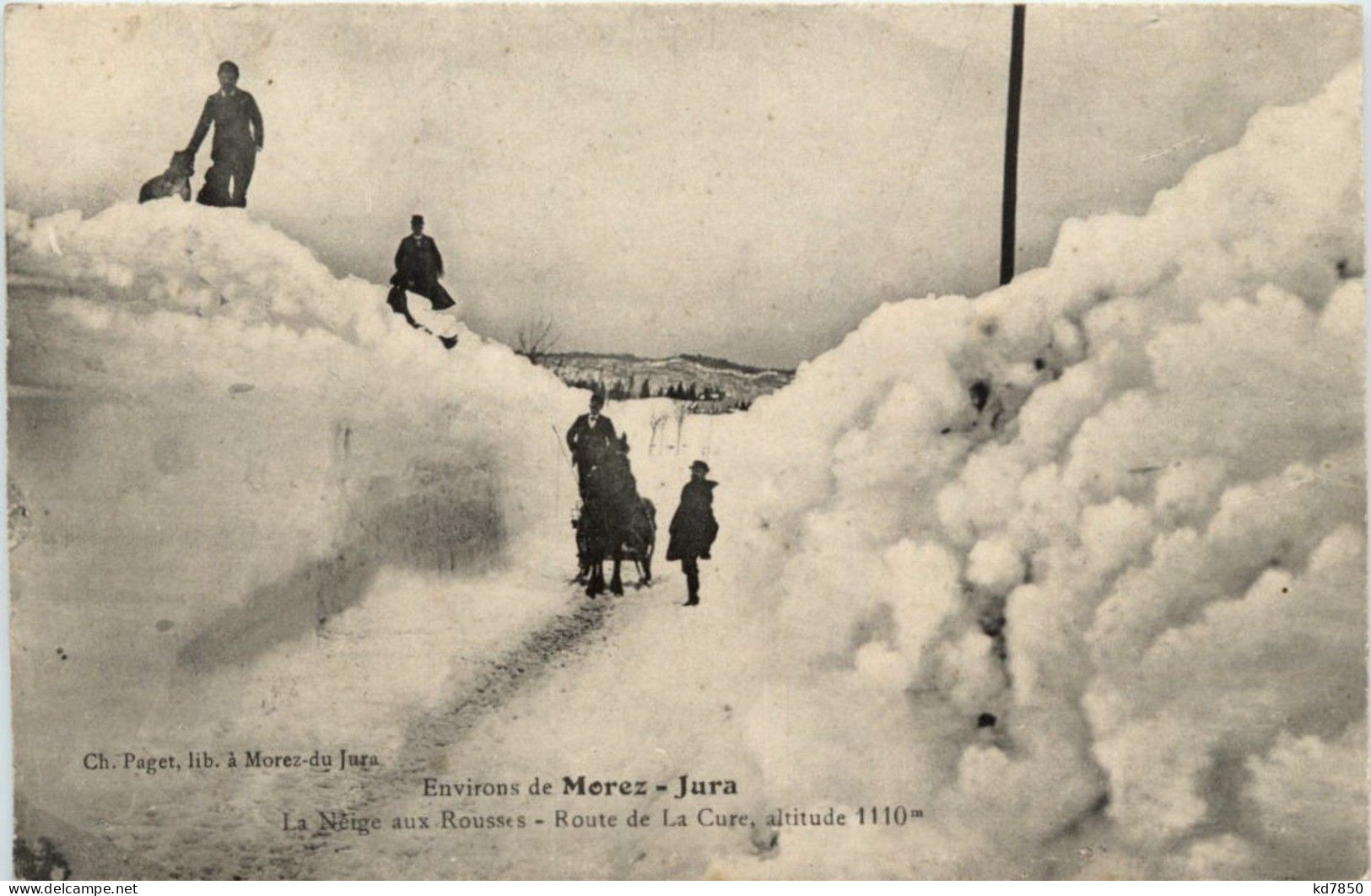 Environs De Morez Jura - La Neige Aux Rousses - Andere & Zonder Classificatie