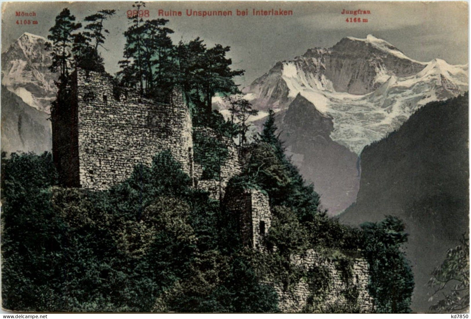 Ruine Unspunnen Bei Interlaken - Interlaken