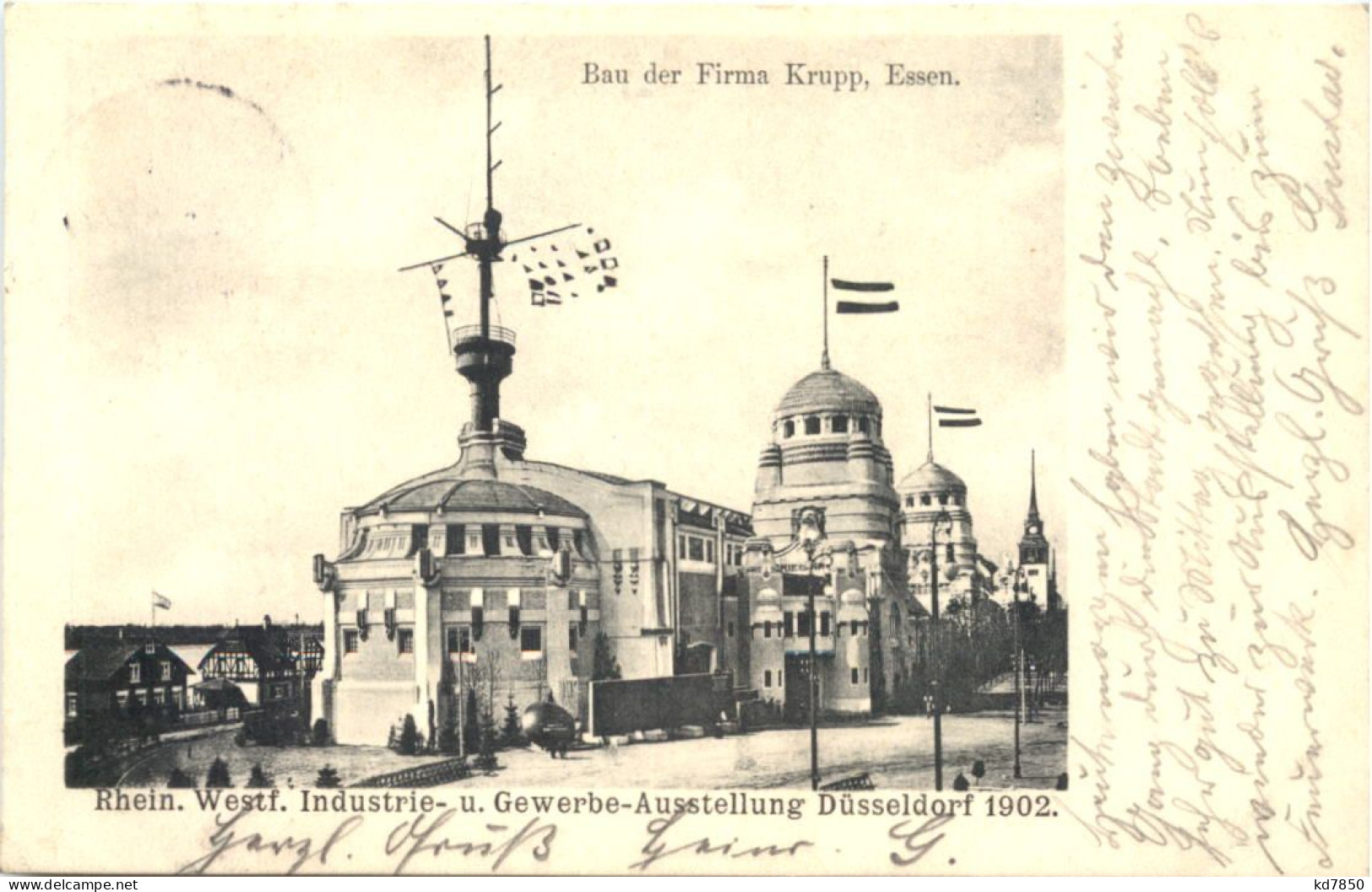 Düsseldorf Rhein. Westf. Industrie Und Gewerbe Ausstellung 1902 - Krupp - Duesseldorf