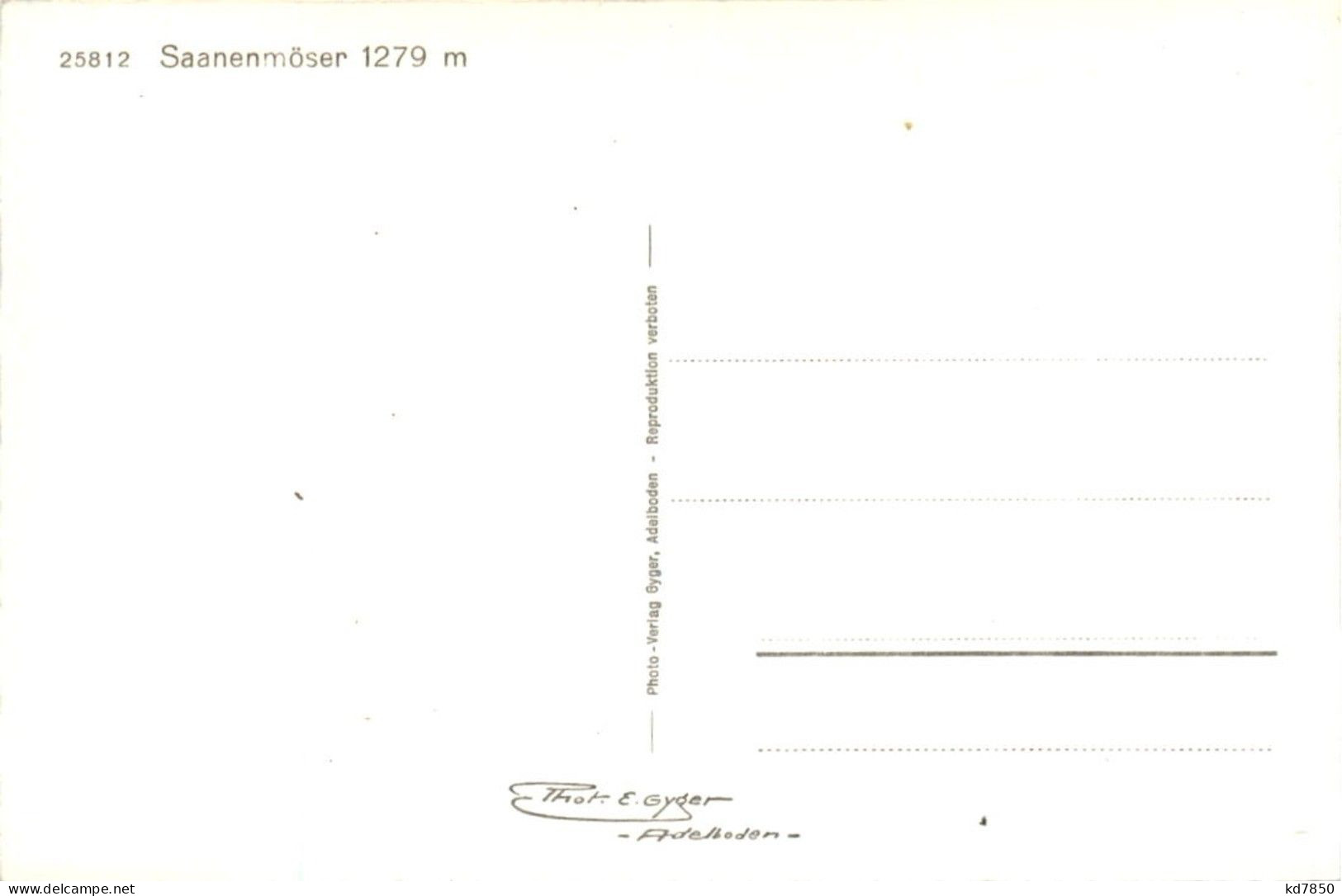 Saanenmöser - Other & Unclassified