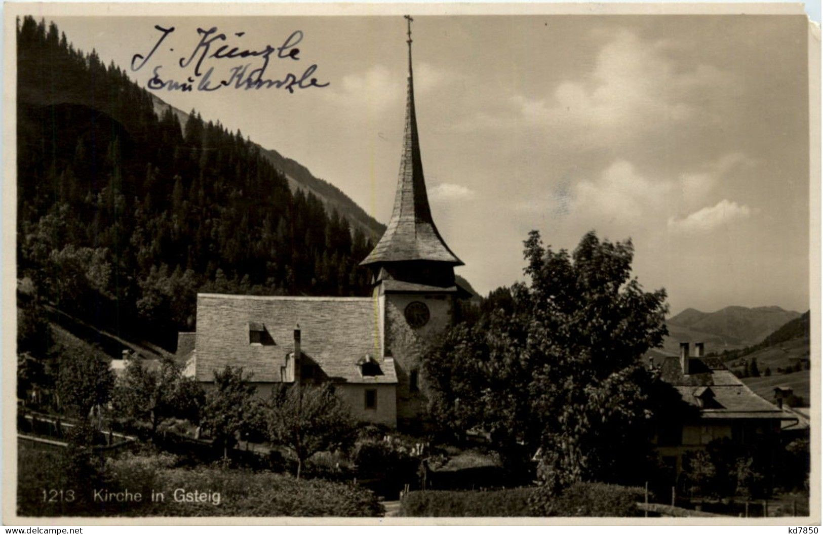 Kirche In Gsteig - Gsteig Bei Gstaad