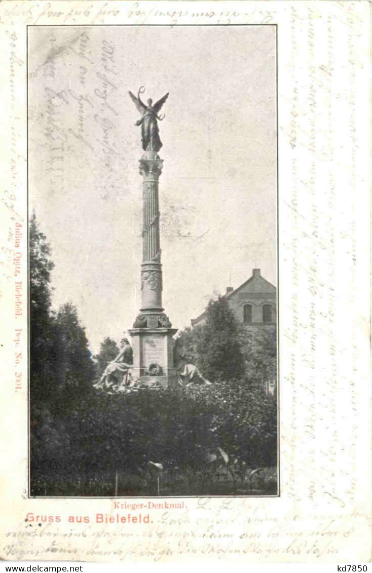 Gruss Aus Bielefeld - Krieger Denkmal - Bielefeld