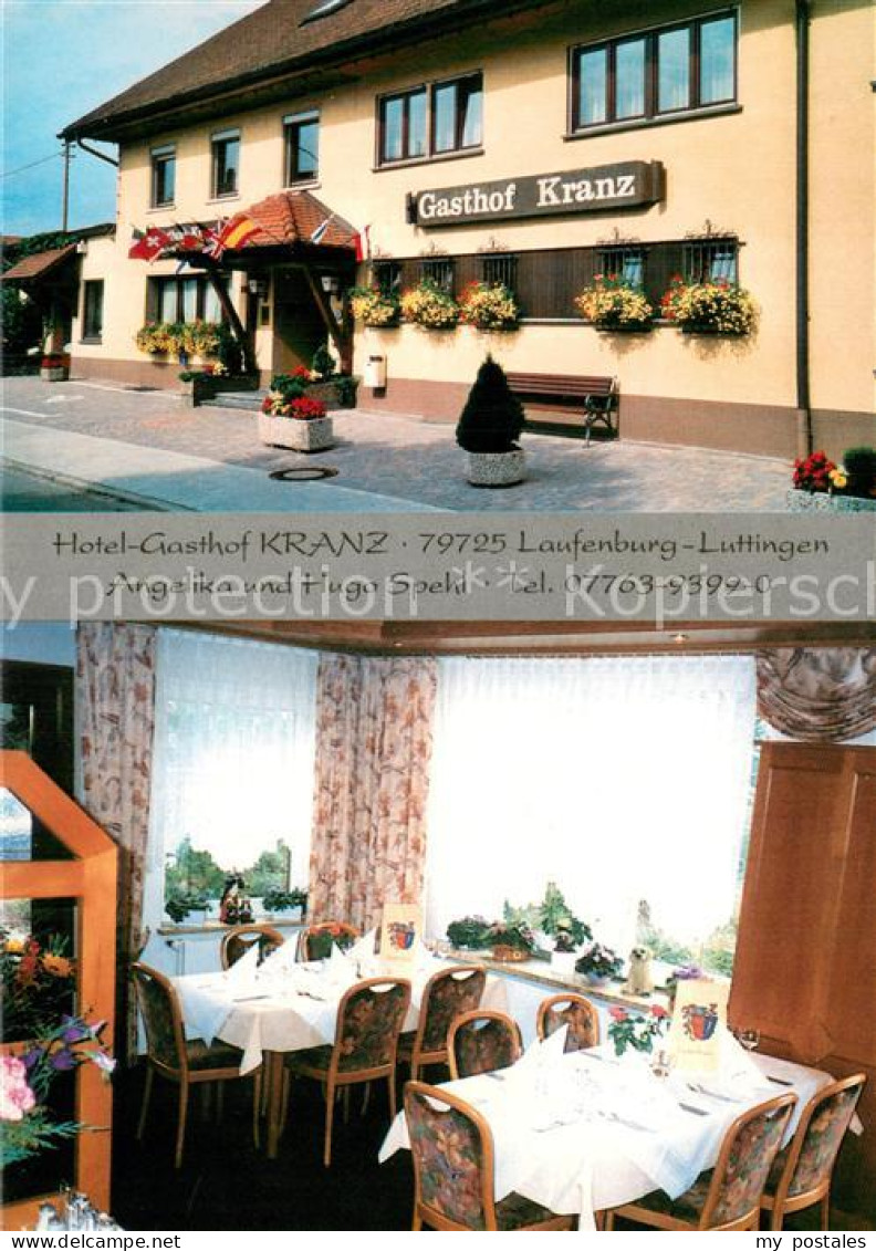 73785689 Luttingen Hotel Gasthof Kranz Gaststube Luttingen - Autres & Non Classés