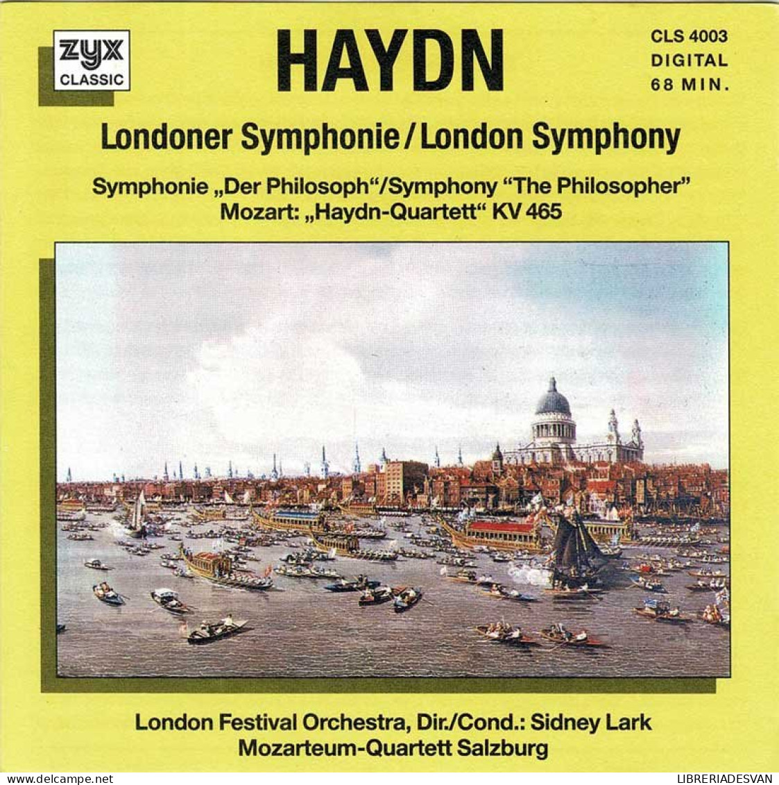 Haydn / Mozart - Symphony The Philosopher / Haydn Quartett. CD - Klassiekers