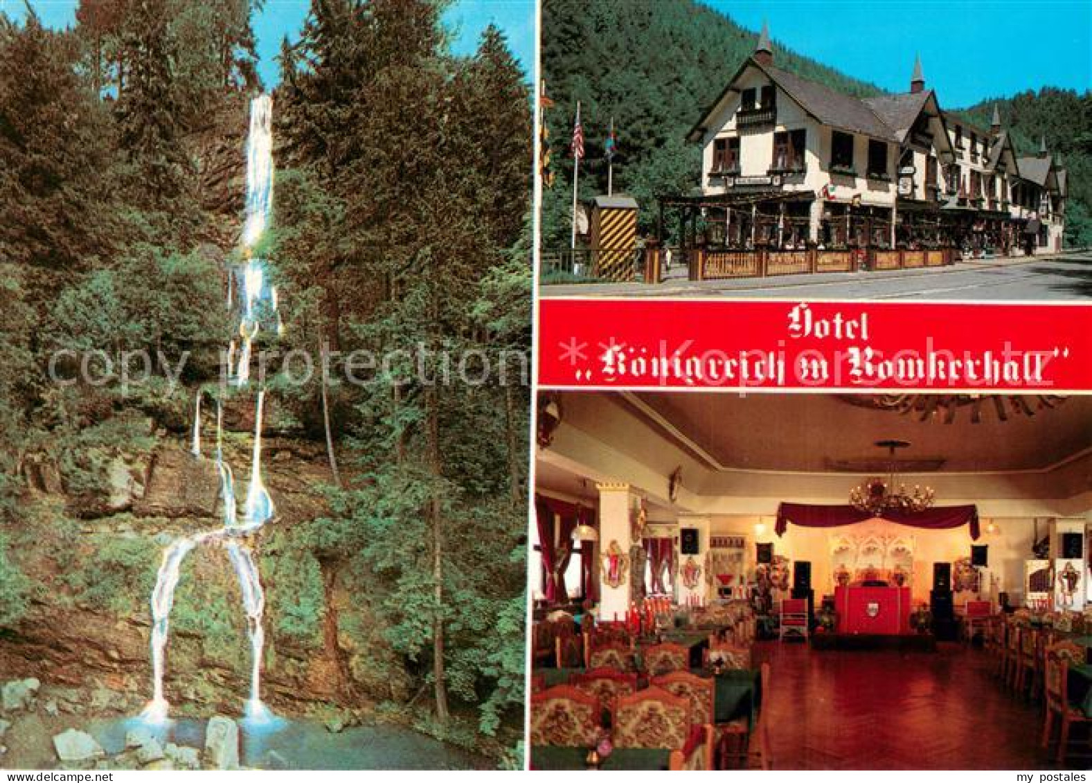 73785669 Goslar Hotel Koenigreich Zu Romkerhall Gastraum Wasserfall Goslar - Goslar