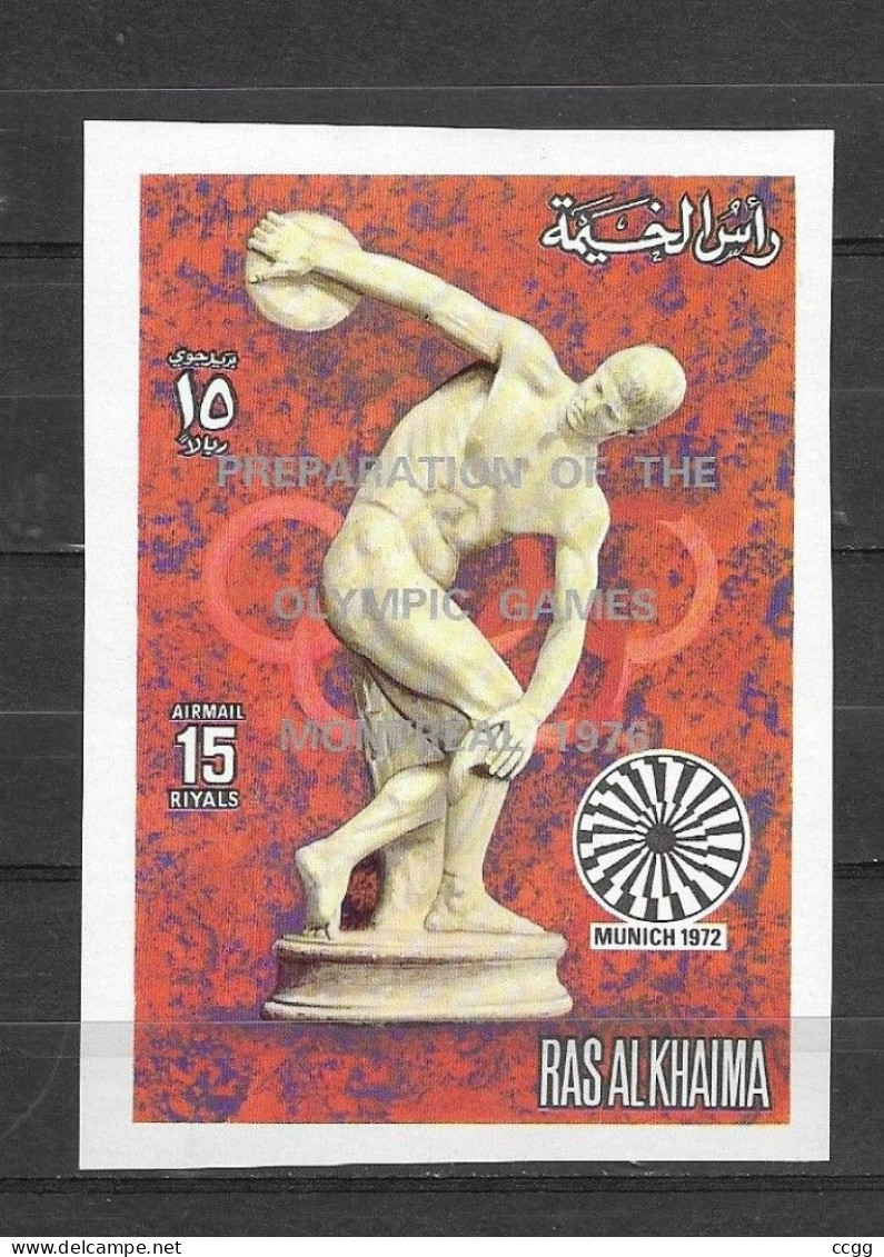 Olympische Spelen 1972, Ras Al Khaima -  Zegels Met Opdruk Postfris - Ras Al-Khaima