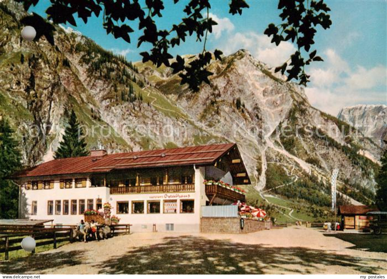 73785619 Oberstdorf Berggasthof Oytalhaus Aussenansicht Oberstdorf - Oberstdorf