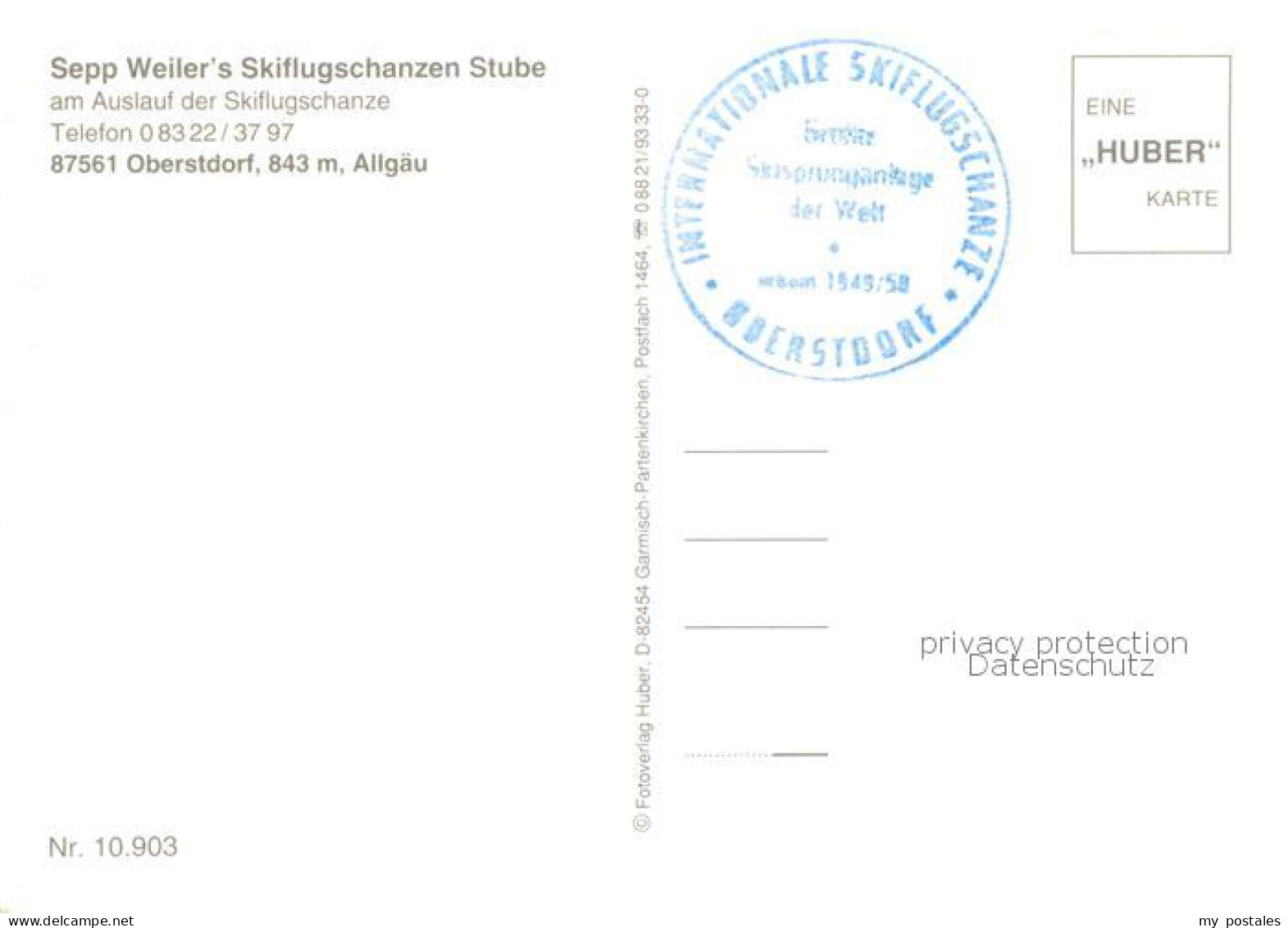 73785615 Oberstdorf Sepp-Weilers Skiflugschanze Stube Aussenansicht Oberstdorf - Oberstdorf