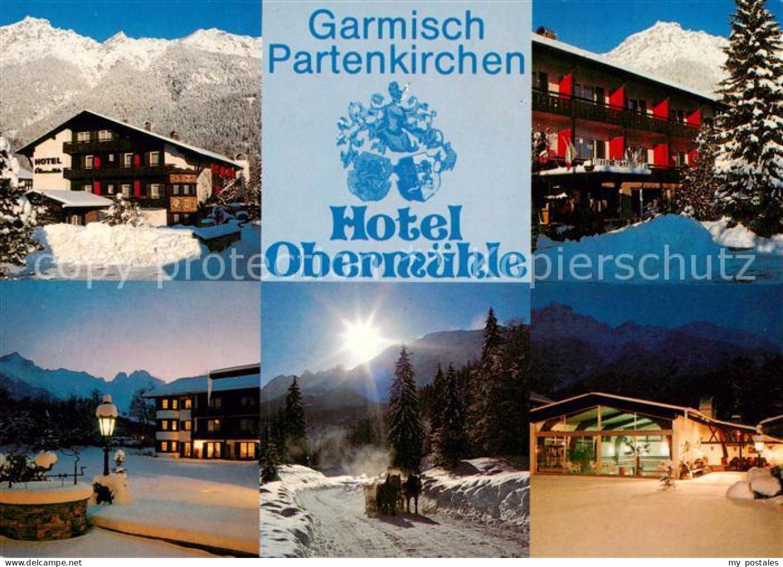 73785601 Garmisch-Partenkirchen Hotel Obermuehle Winter Schnee Garmisch-Partenki - Garmisch-Partenkirchen