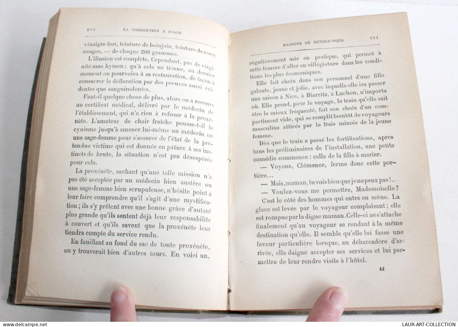 LA CORRUPTION A PARIS (PROSTITUTION) Par COFFIGNON, PARIS VIVANT DEMI MONDE 1889 / ANCIEN LIVRE XIXe SIECLE (2603.119) - Geschichte