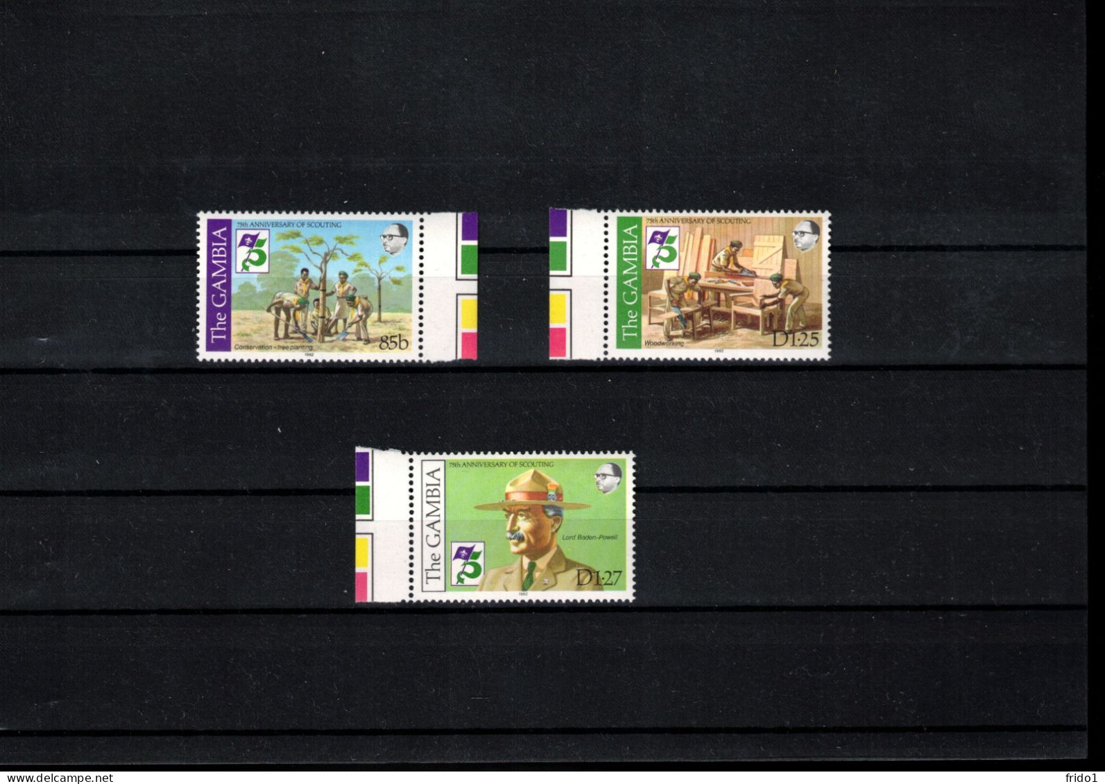 Gambia 1982 75th Anniversary Of Scouting Postfrisch / MNH - Ungebraucht