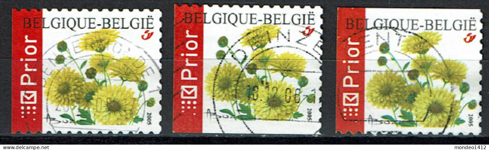 België OBP 3432 - Flowers Chrysant Complete - Used Stamps