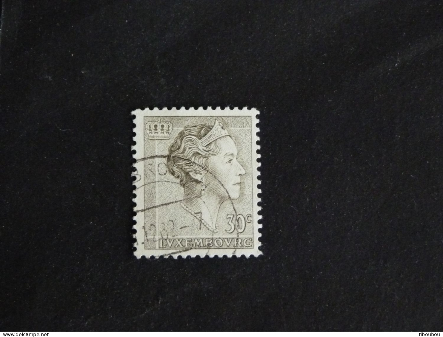 LUXEMBOURG LUXEMBURG YT 581 OBLITERE - GRANDE DUCHESSE CHARLOTTE - Used Stamps