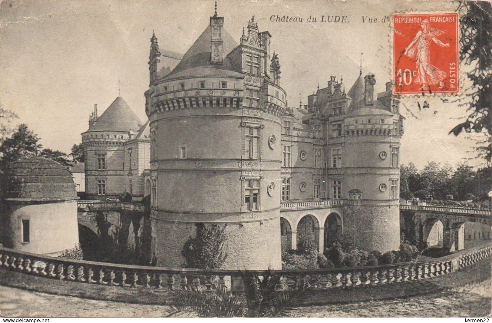 CPA 72 CHATEAU DU LUDE VUE - Andere & Zonder Classificatie