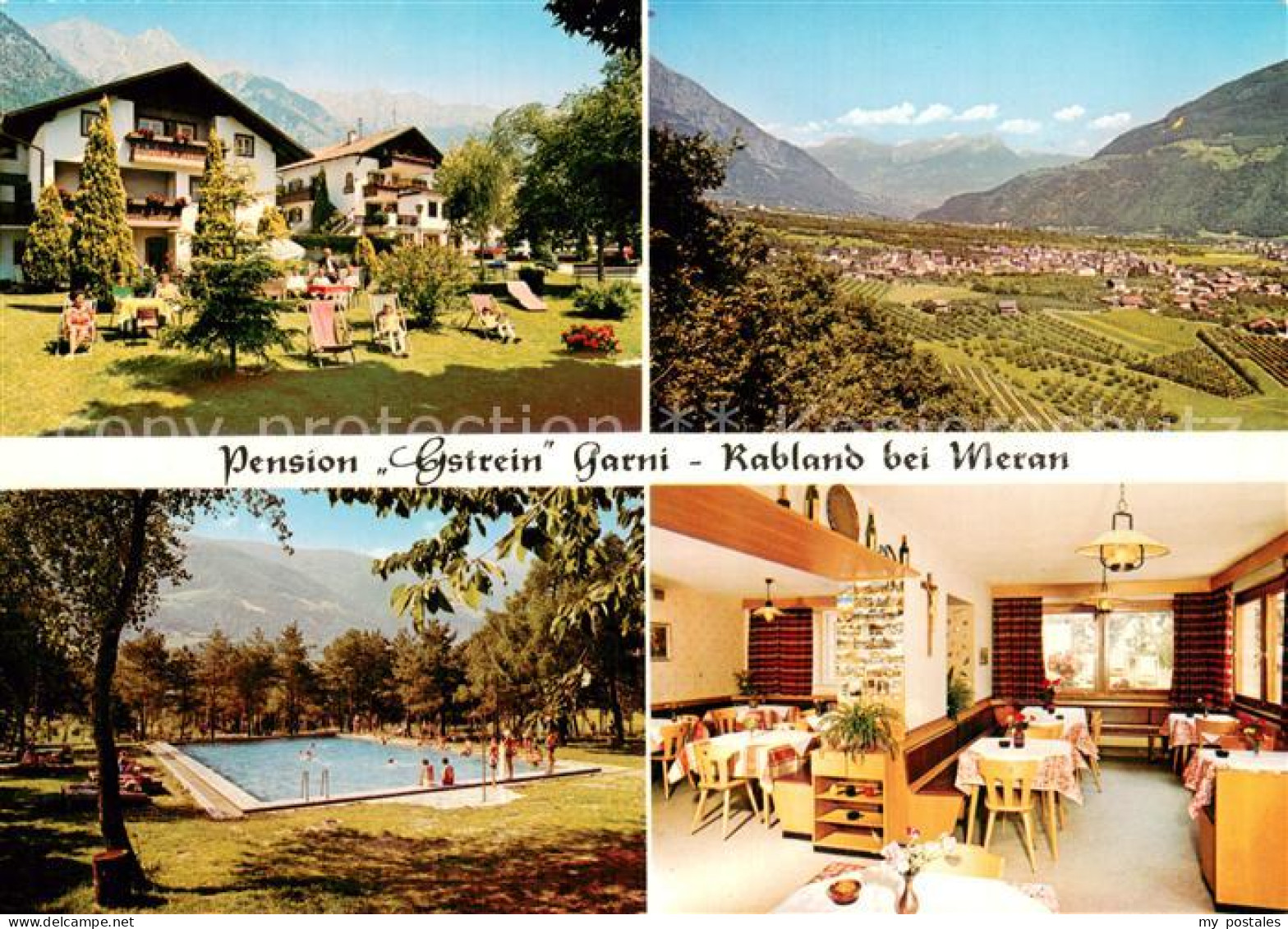 73785417 Rabland Partschins Suedtirol AT Pension Gstrein Gastraum Swimming Pool  - Other & Unclassified