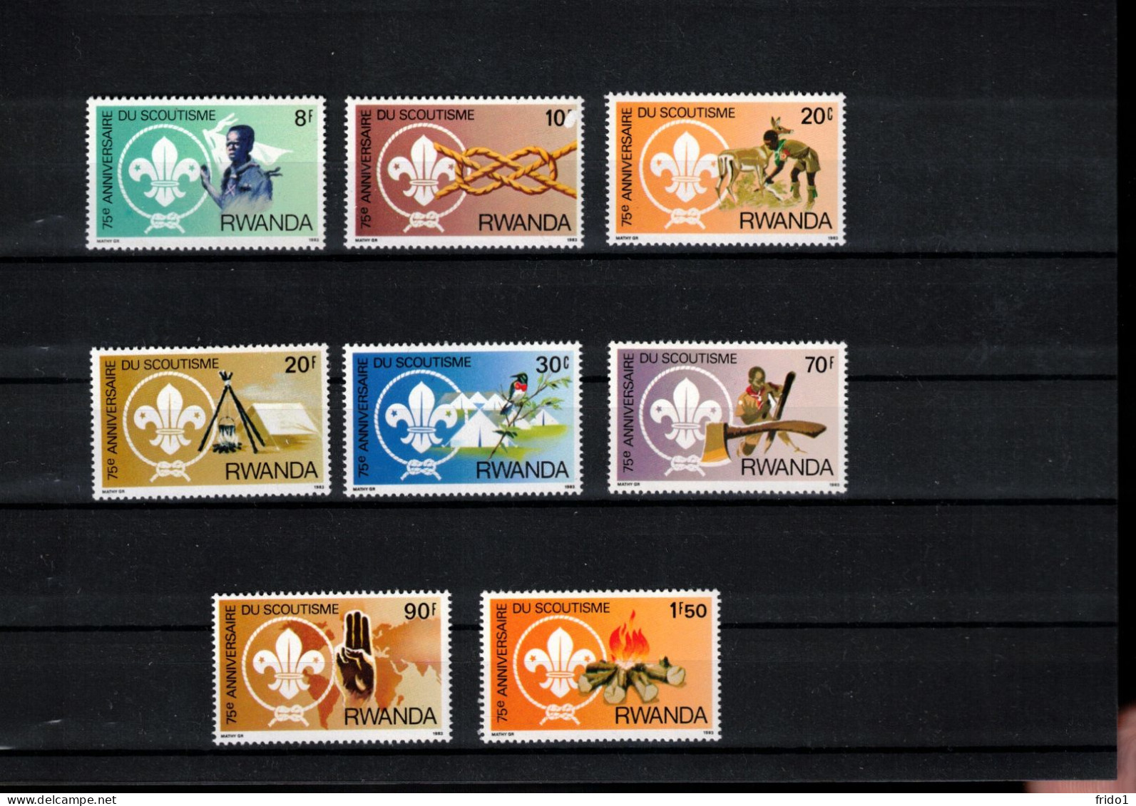 Gambia 1982 75th Anniversary Of Scouting Postfrisch / MNH - Nuevos