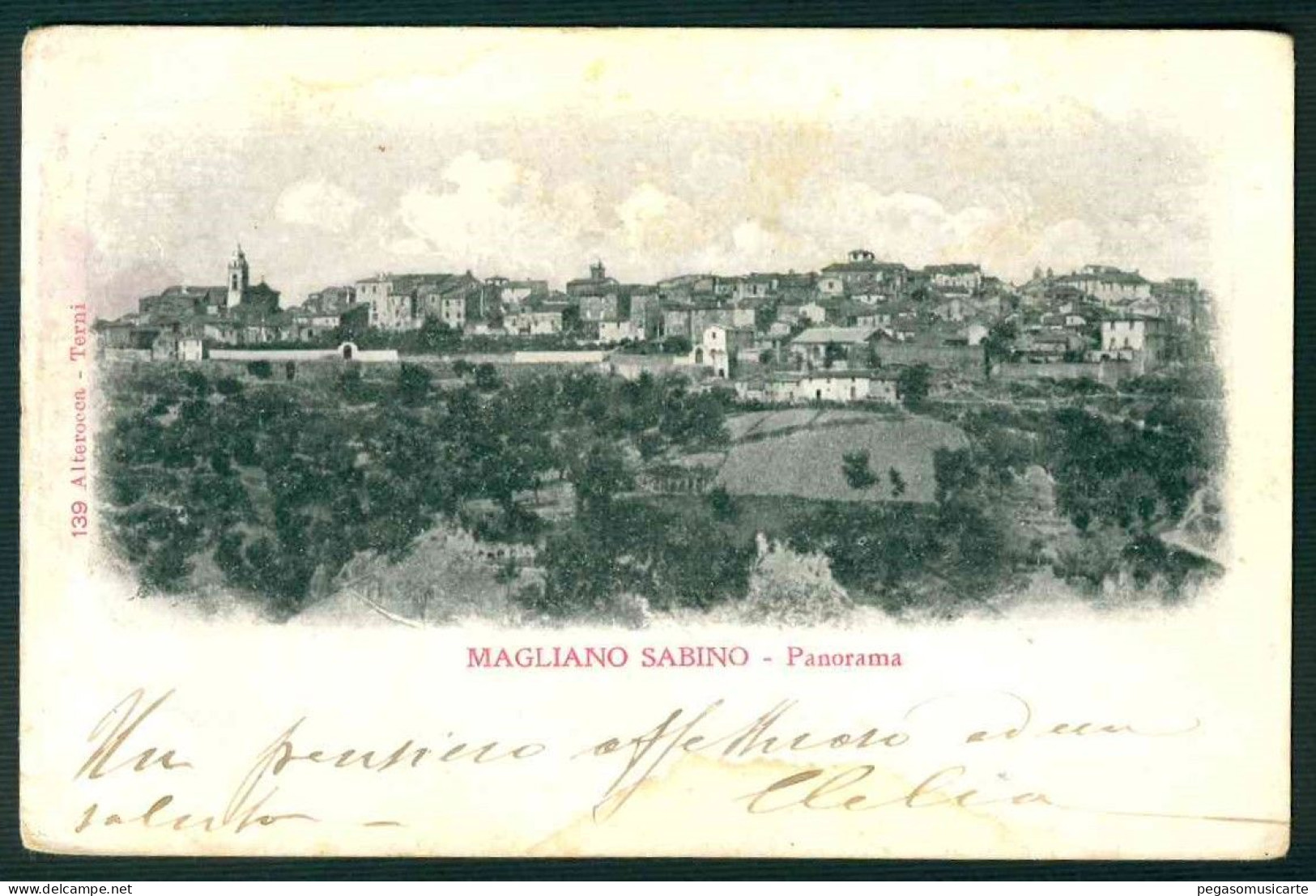 BF094 MAGLIANO SABINO - PANORAMA - RIETI - 1902 - Sonstige & Ohne Zuordnung