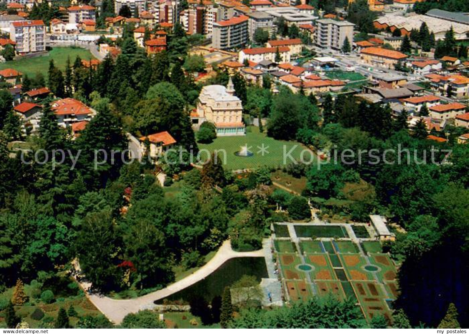 73785371 Verbania-Pallanza Giardini Botanici Di Villa Taranto Veduta Aerea Verba - Sonstige & Ohne Zuordnung