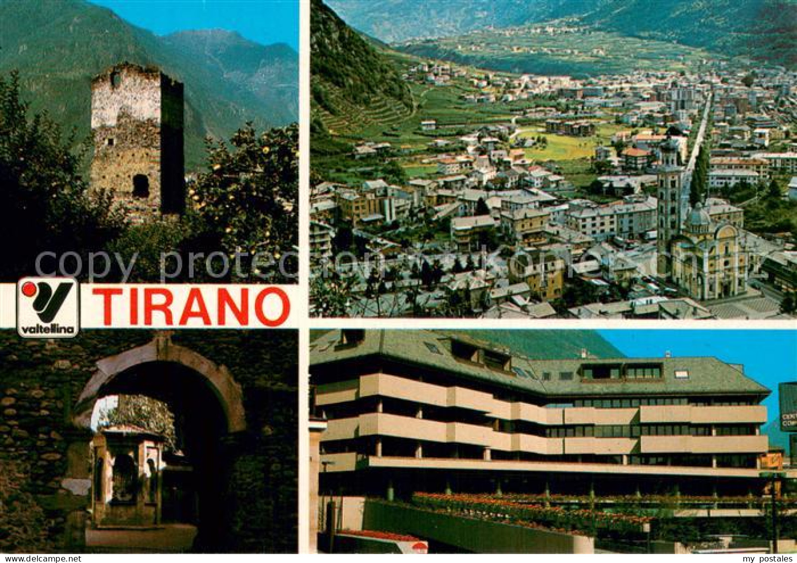 73785369 Tirano Stadtpanorama Hotel Burgruine Tirano - Autres & Non Classés