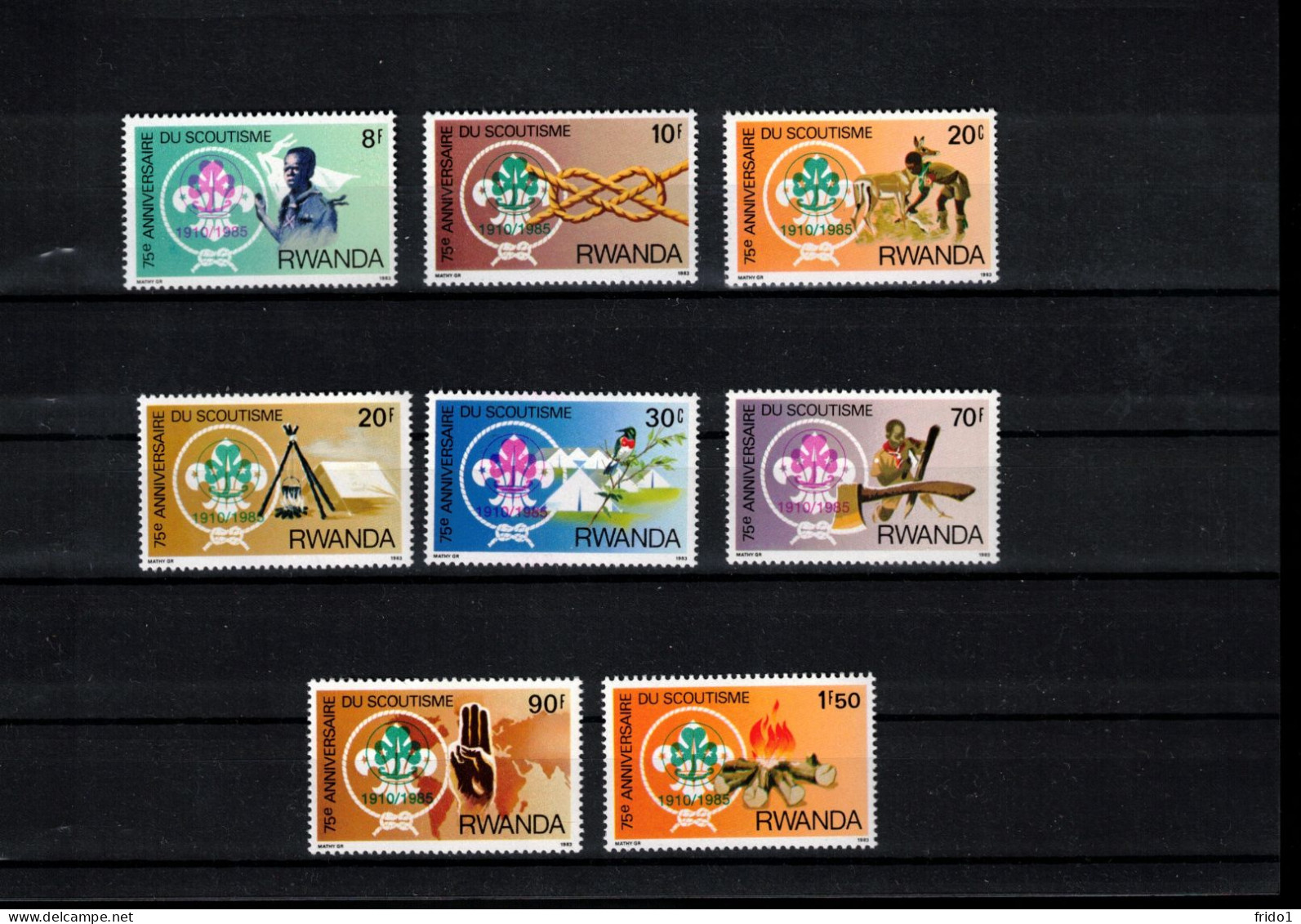 Gambia 1985 75th Anniversary Of Girls Scouting Postfrisch / MNH - Unused Stamps