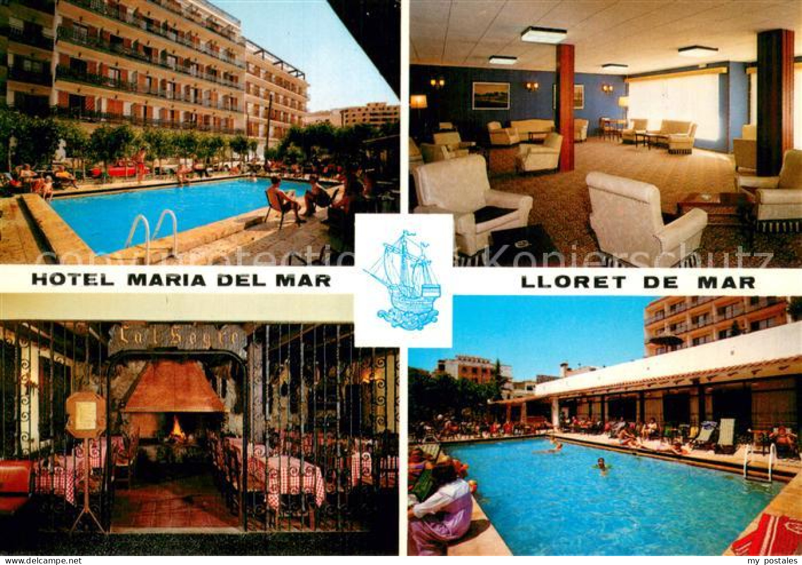73785352 Lloret De Mar Hotel Maria Del Mar Piscina Lloret De Mar - Andere & Zonder Classificatie