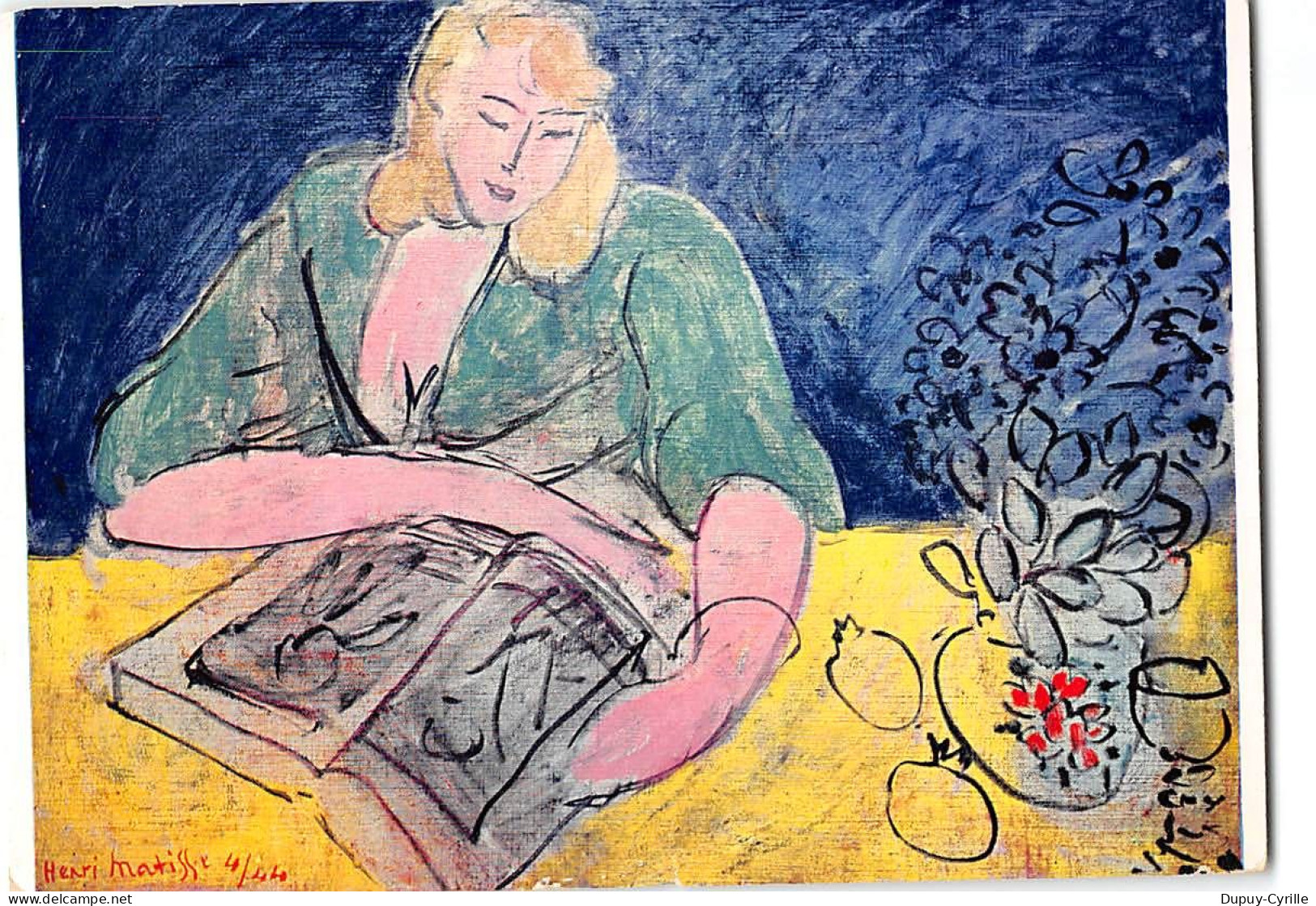 NICE - CIMIEZ - Musée Matisse - Lectrice à La Table Jaune 1944 - état - Autres & Non Classés