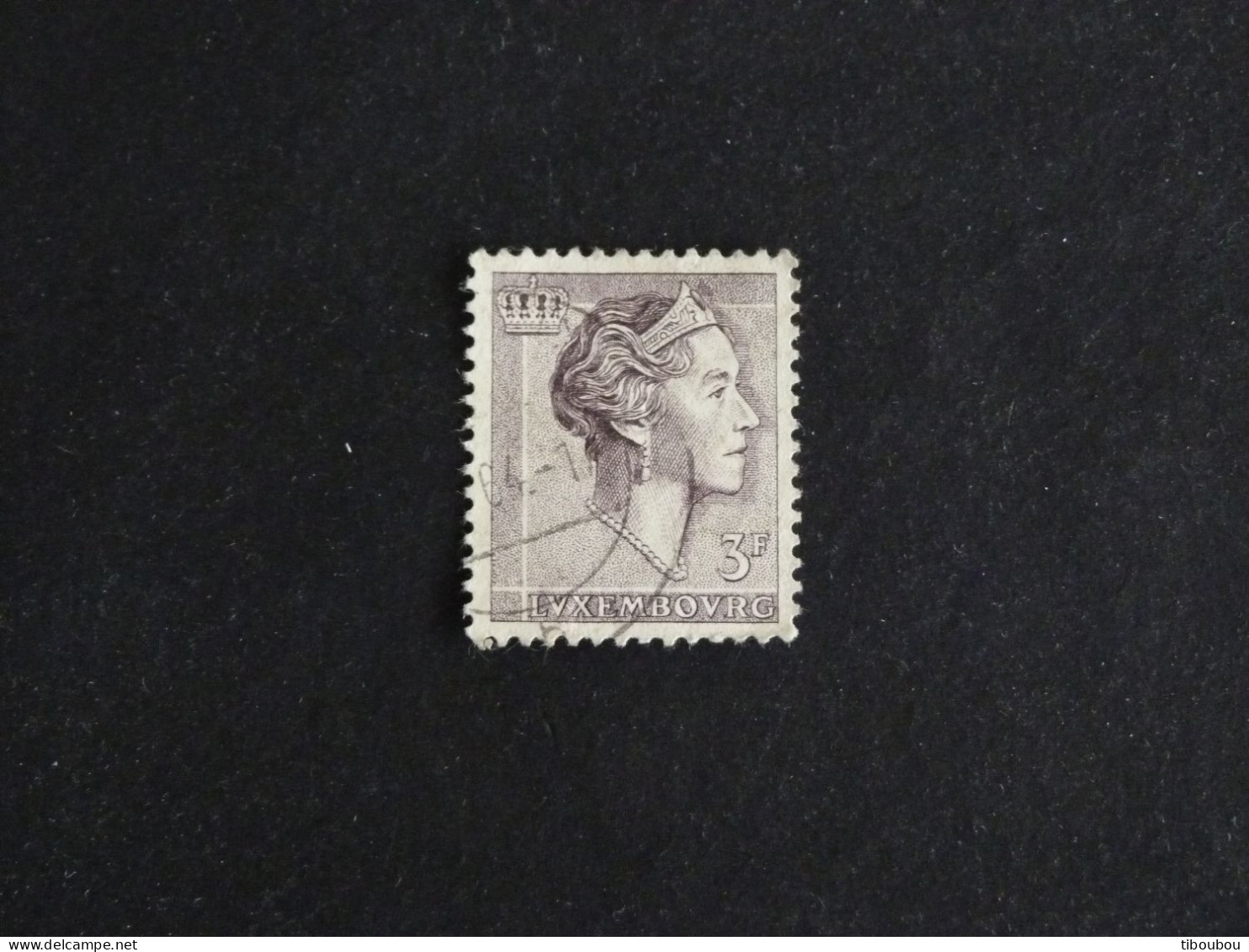 LUXEMBOURG LUXEMBURG YT 585A OBLITERE - GRANDE DUCHESSE CHARLOTTE - Used Stamps