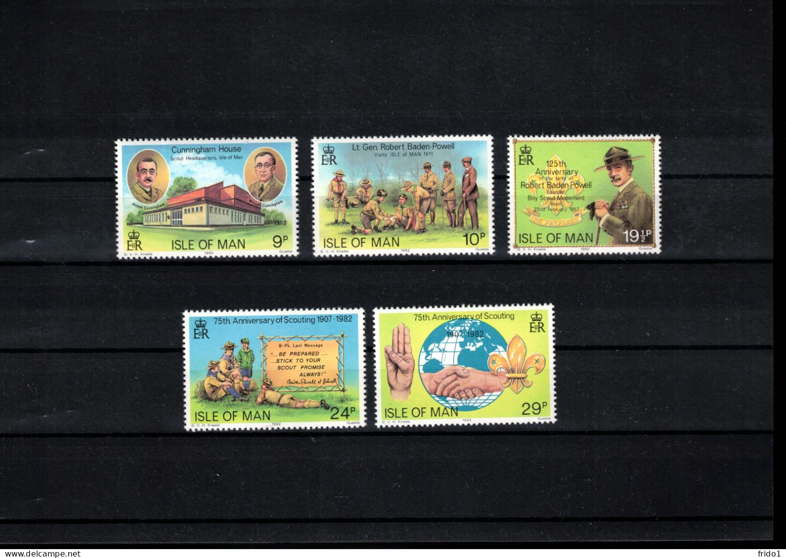 Isle Of Man 1982 75th Anniversary Of Scouting Postfrisch / MNH - Nuovi