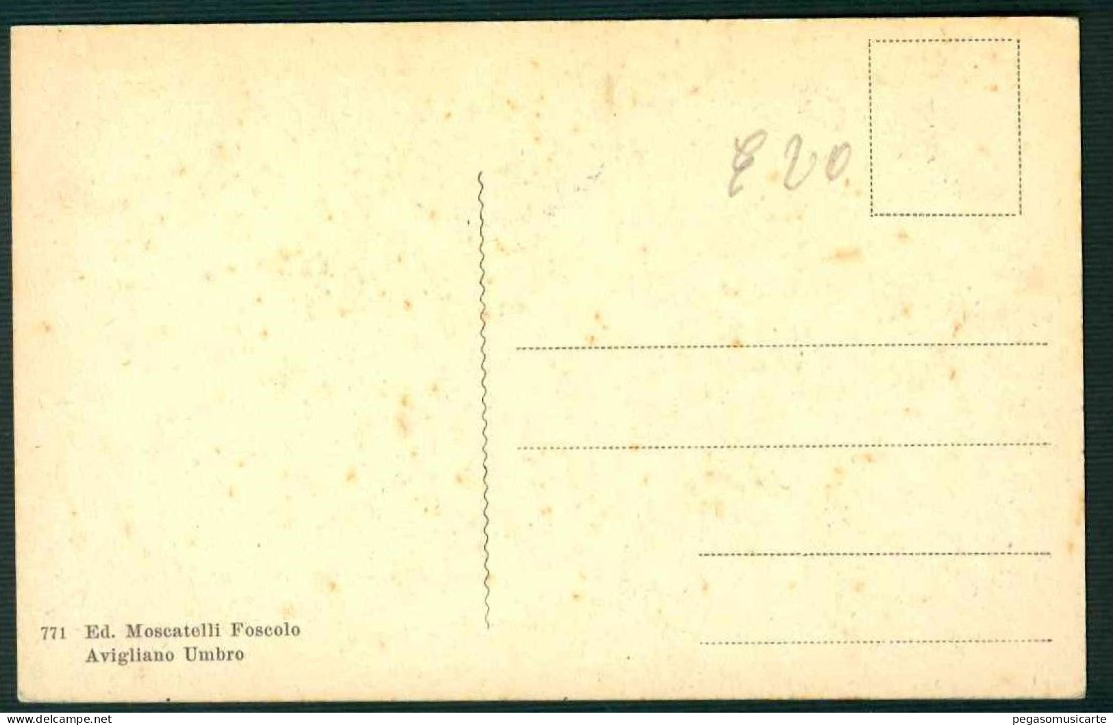 BF096 AVIGLIANO UMBRO - VIA TUDERTE - ANIMATA - TERNI 1920 CIRCA - Other & Unclassified