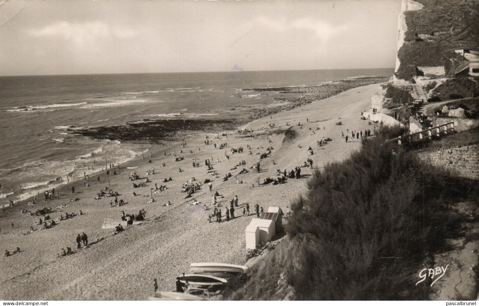 AULT - ONIVAL - LA PLAGE A MAREE DESCENDANTE - Ault