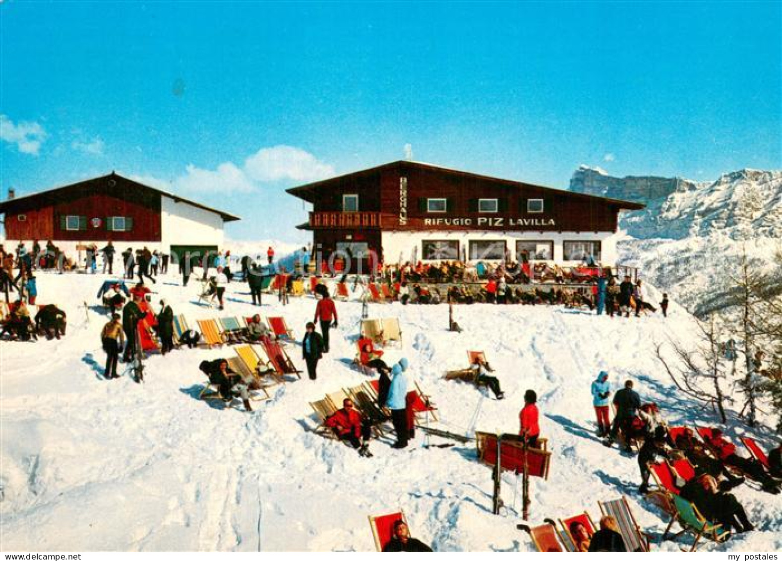 73785311 Alta Badia Rifugio Piz La Villa Bergrestaurant Dolomiten Wintersport Al - Other & Unclassified