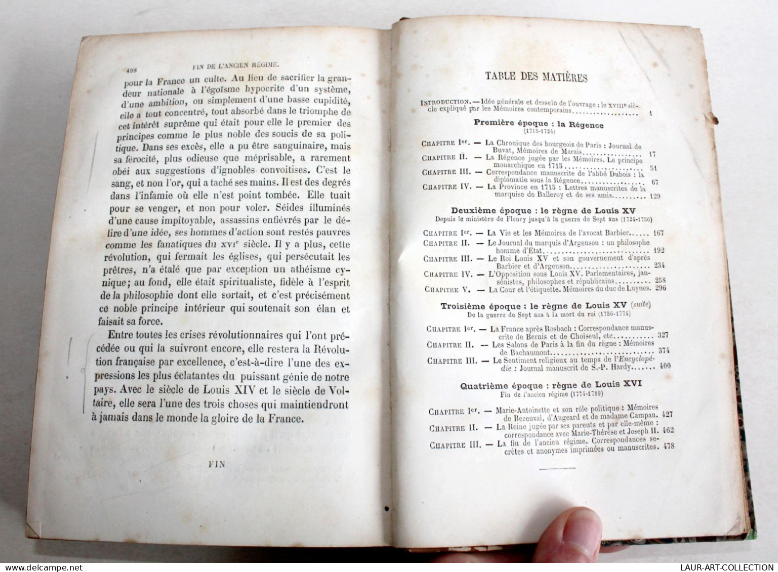 ESPRIT PUBLIC AU XVIIIe, ETUDE MEMOIRE CORRESPONDANCE POLITIQUE De AUBERTIN 1873 / ANCIEN LIVRE XIXe SIECLE (2603.123) - 1801-1900