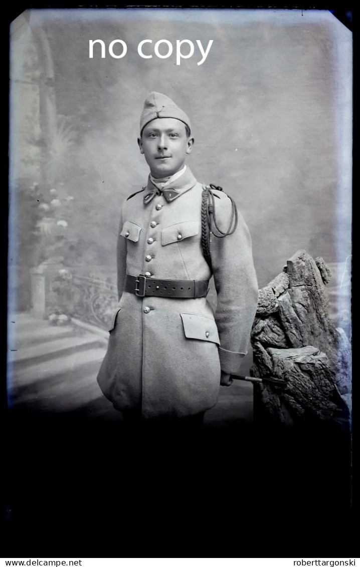 Photo - Plaque Verre - Glass Negative - Militaire - Soldat - France - 10x15 - Glasdias